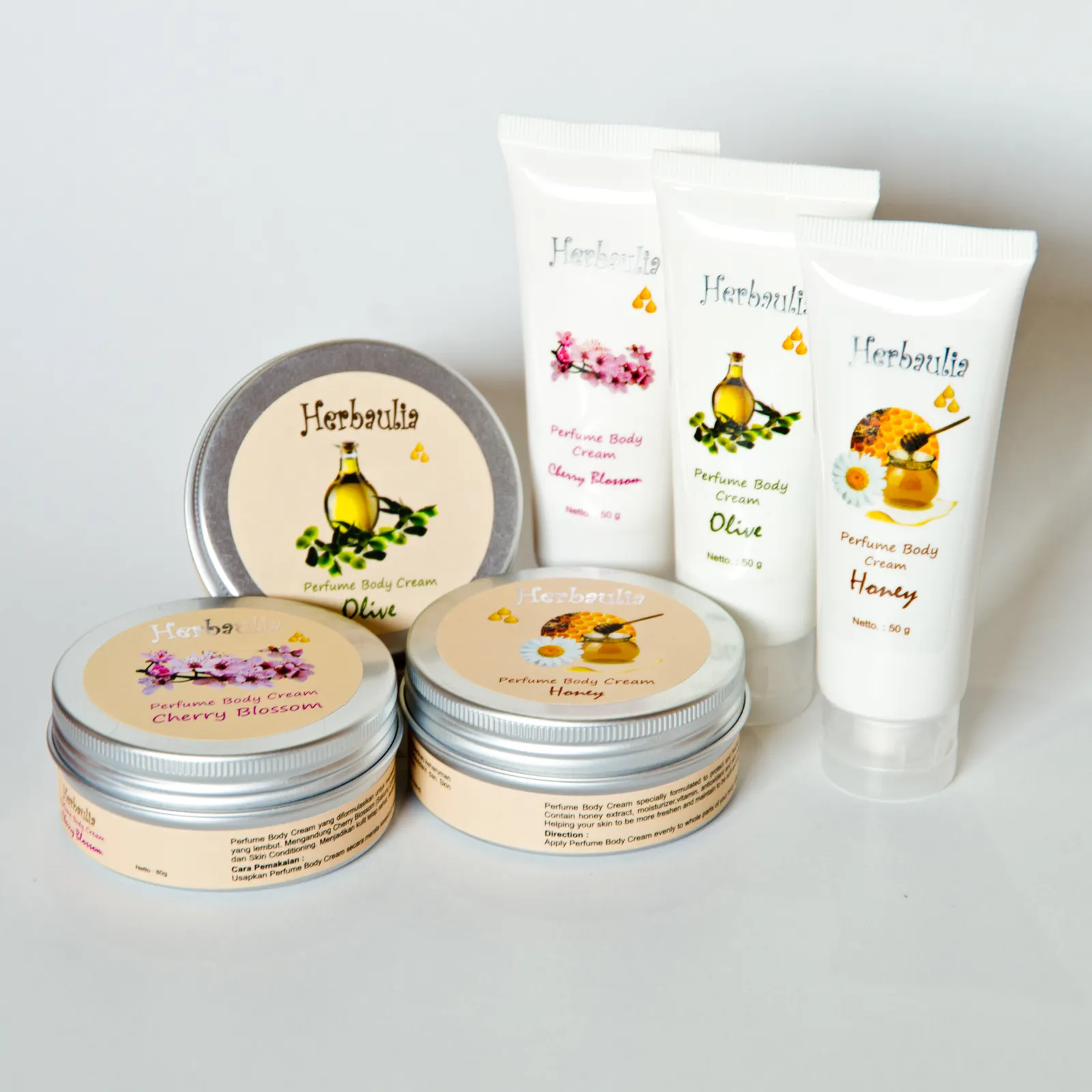 Perfume Body Cream Olive Oil