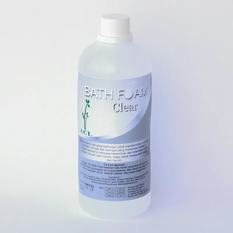Bath Foam Clear
