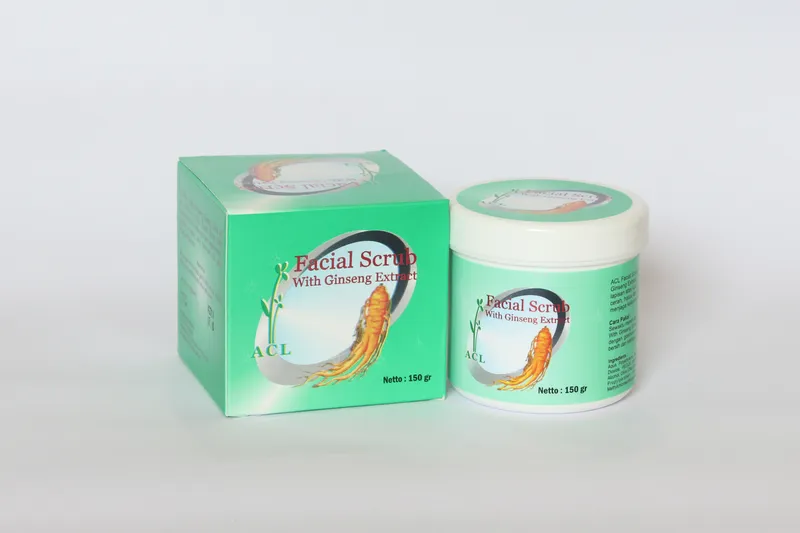 Facial Scrub With Ginseng Extract