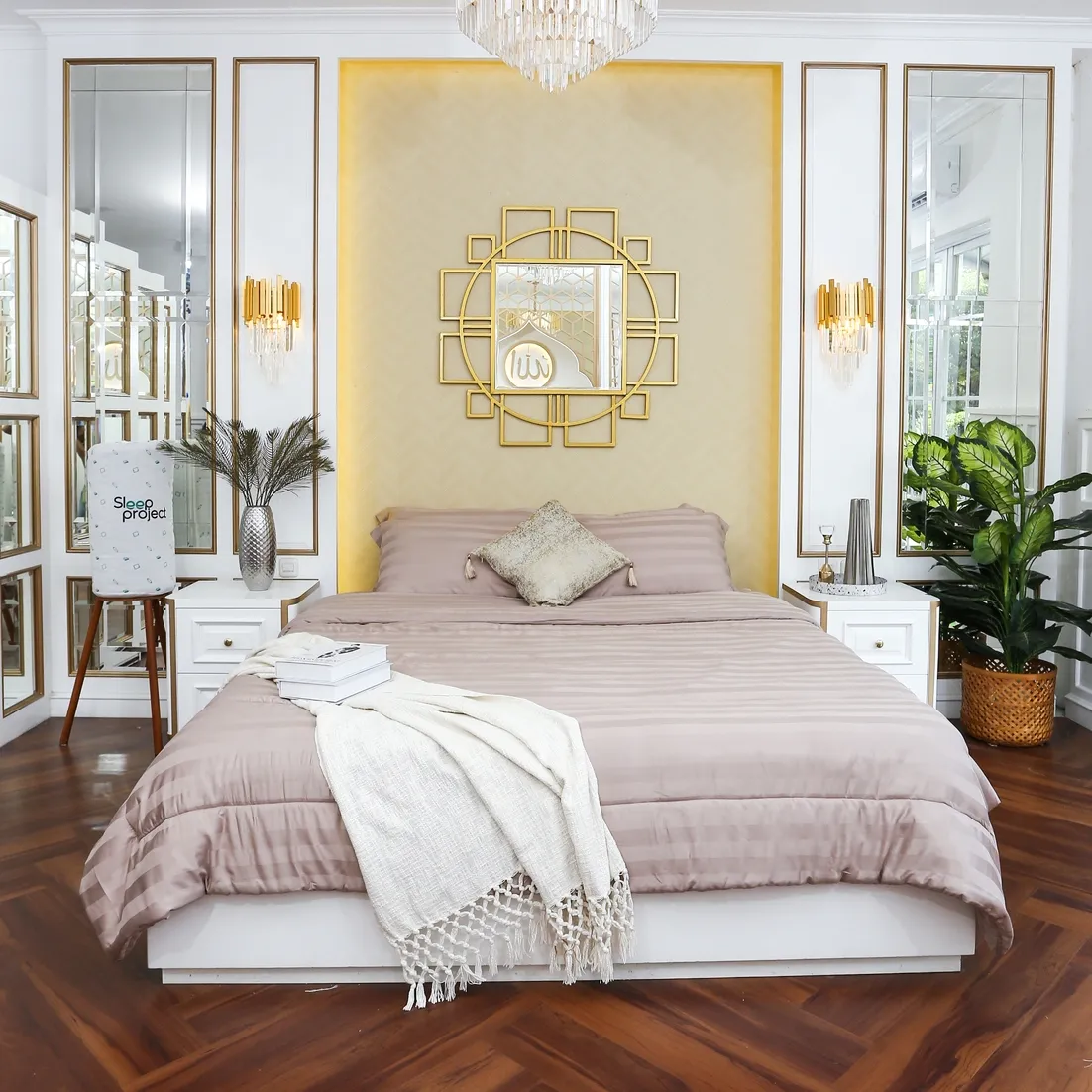 Stripes Caramel - Premium Bedding Set (TENCEL™ Lyocell)