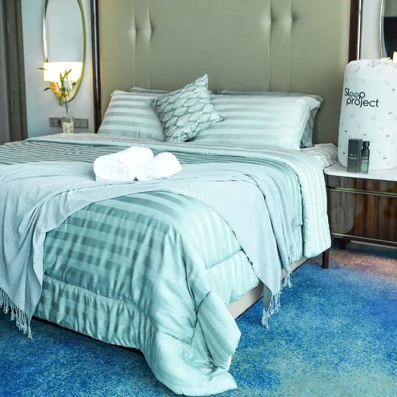 Stripes Mix Frost - Premium Bedding Set (TENCEL™ Lyocell)