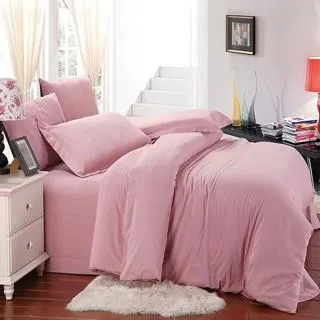 Plain Pink - Organic Cotton Bedding Set